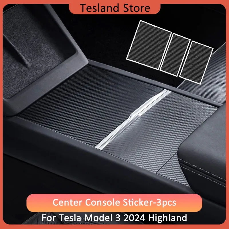 For Tesla New Model 3 Real Carbon Fiber Console Cover Panel Patch Sticker Highland New Model3 Interior Accessories 2024
For Tesla New Model 3 Real Carbon Fiber Console Cover Panel Patch Sticker Highland New Model3 Interior Accessories 2024