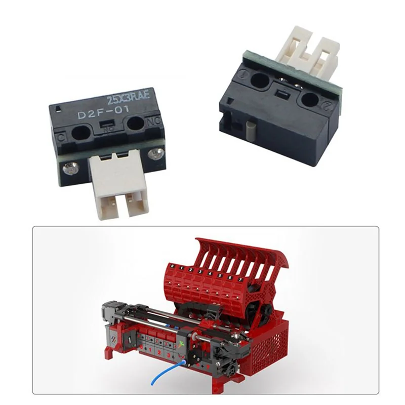 Practical-D2F 01 Limit Switches PH2.0 Interface Micro Switch ERCF V2 Endstop For DIY 3D Printers And Single Board 8PCS
Practical-D2F 01 Limit Switches PH2.0 Interface Micro Switch ERCF V2 Endstop For DIY 3D Printers And Single Board 8PCS