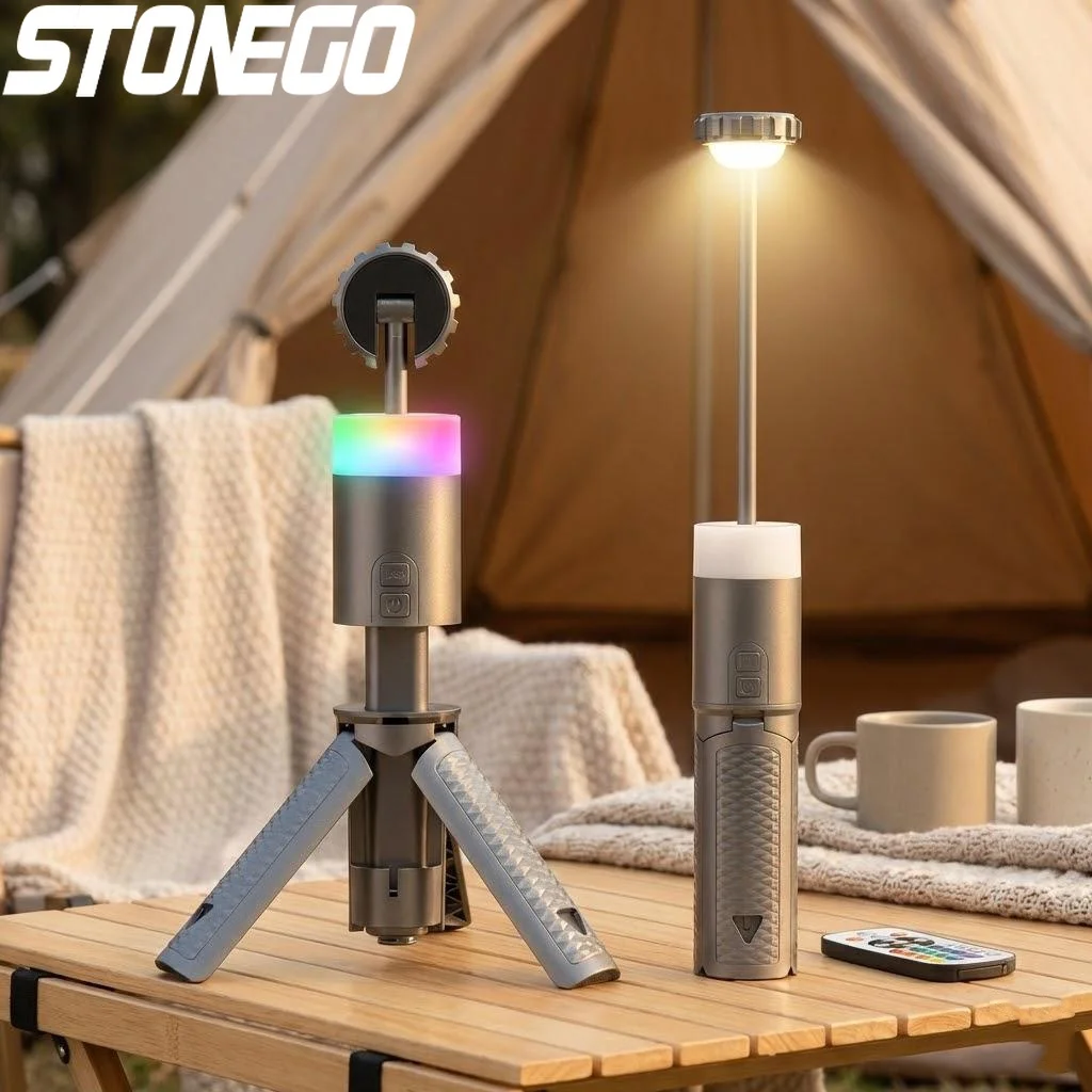 Outdoor Camping Retractable Light 15 Color Temperatures 6000mAh Rechargeable Multifunctional Flashlight Long Lasting Searchlight
Outdoor Camping Retractable Light 15 Color Temperatures 6000mAh Rechargeable Multifunctional Flashlight Long Lasting Searchlight