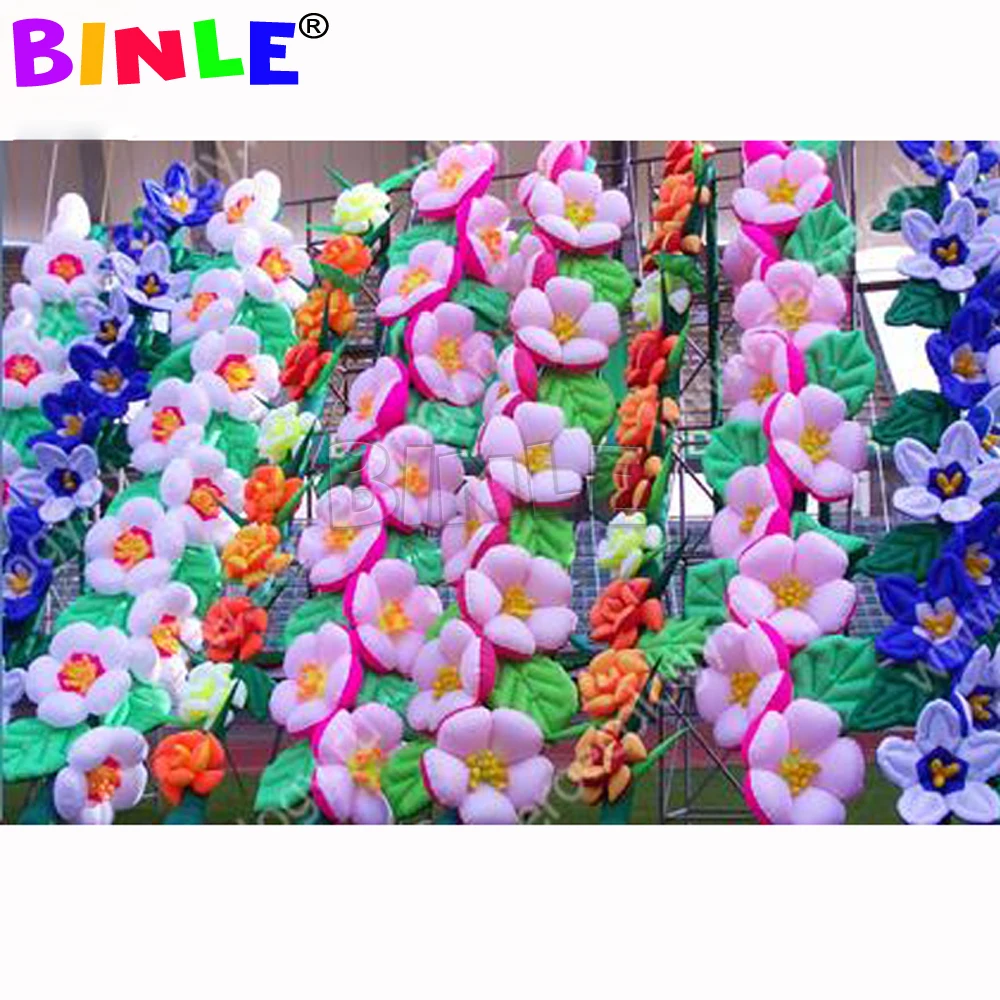 Popular Colorful Artificial Inflatable Flower Chain With CE Blower For Wedding Decoration or Music Party Event Stage Decoration
Popular Colorful Artificial Inflatable Flower Chain With CE Blower For Wedding Decoration or Music Party Event Stage Decoration