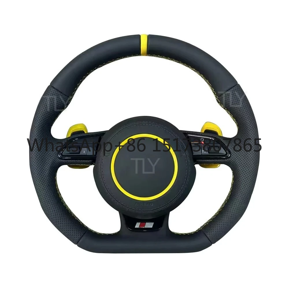 S-Line Sport Flat Bottom Volant Lenkrad Top Alcantara Leather Steering Wheel for. A6 C7 A3 A4 B8 B9 S5 A5 Q5 RS3 RS7 A7 Q7
S-Line Sport Flat Bottom Volant Lenkrad Top Alcantara Leather Steering Wheel for. A6 C7 A3 A4 B8 B9 S5 A5 Q5 RS3 RS7 A7 Q7