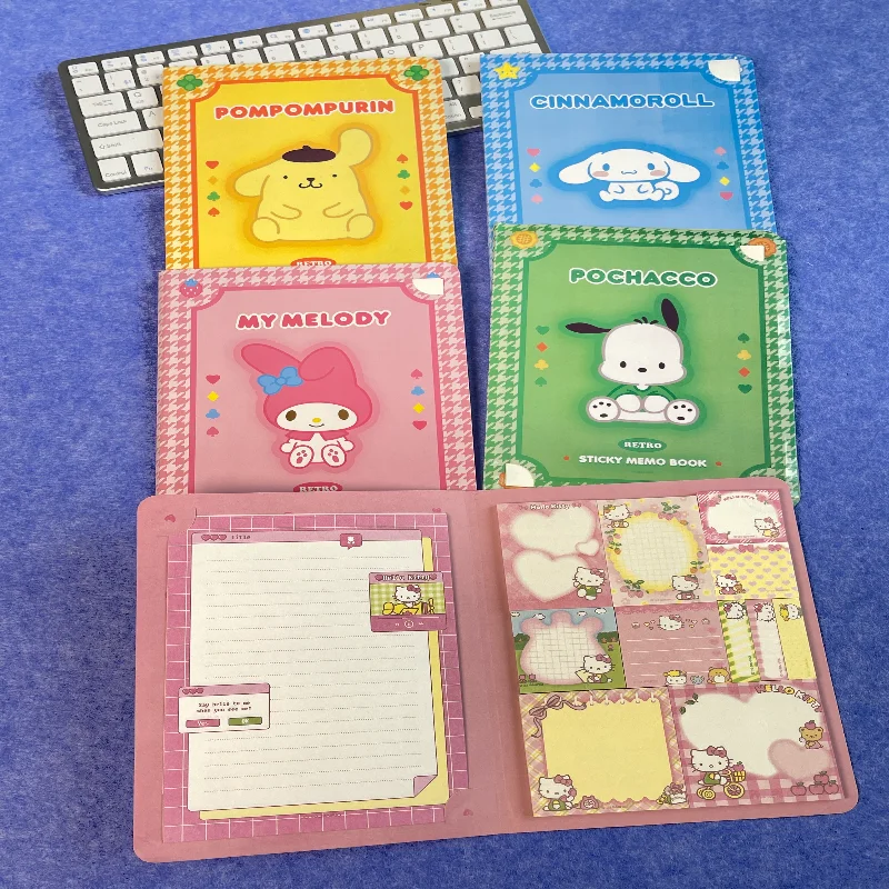Sanrio Hello Kitty Sticky Note Set Cartoon Anime Figure Q Figural Pochacco Cinnamoroll Cute Notebook Kid Birthday Christmas Gift
Sanrio Hello Kitty Sticky Note Set Cartoon Anime Figure Q Figural Pochacco Cinnamoroll Cute Notebook Kid Birthday Christmas Gift