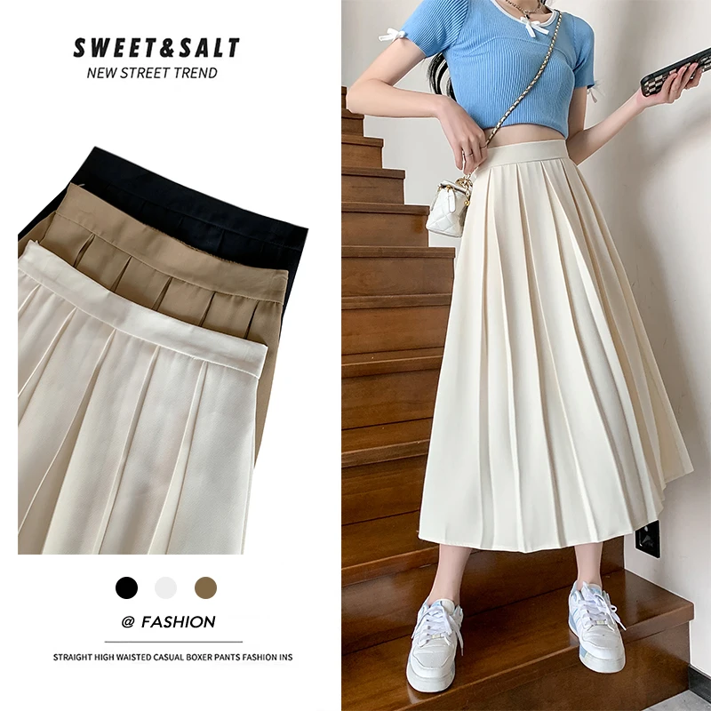 2023 New suit pleated skirt Women's summer thin high-waisted A-line skirt Slim umbrella skirt
2023 New suit pleated skirt Women's summer thin high-waisted A-line skirt Slim umbrella skirt