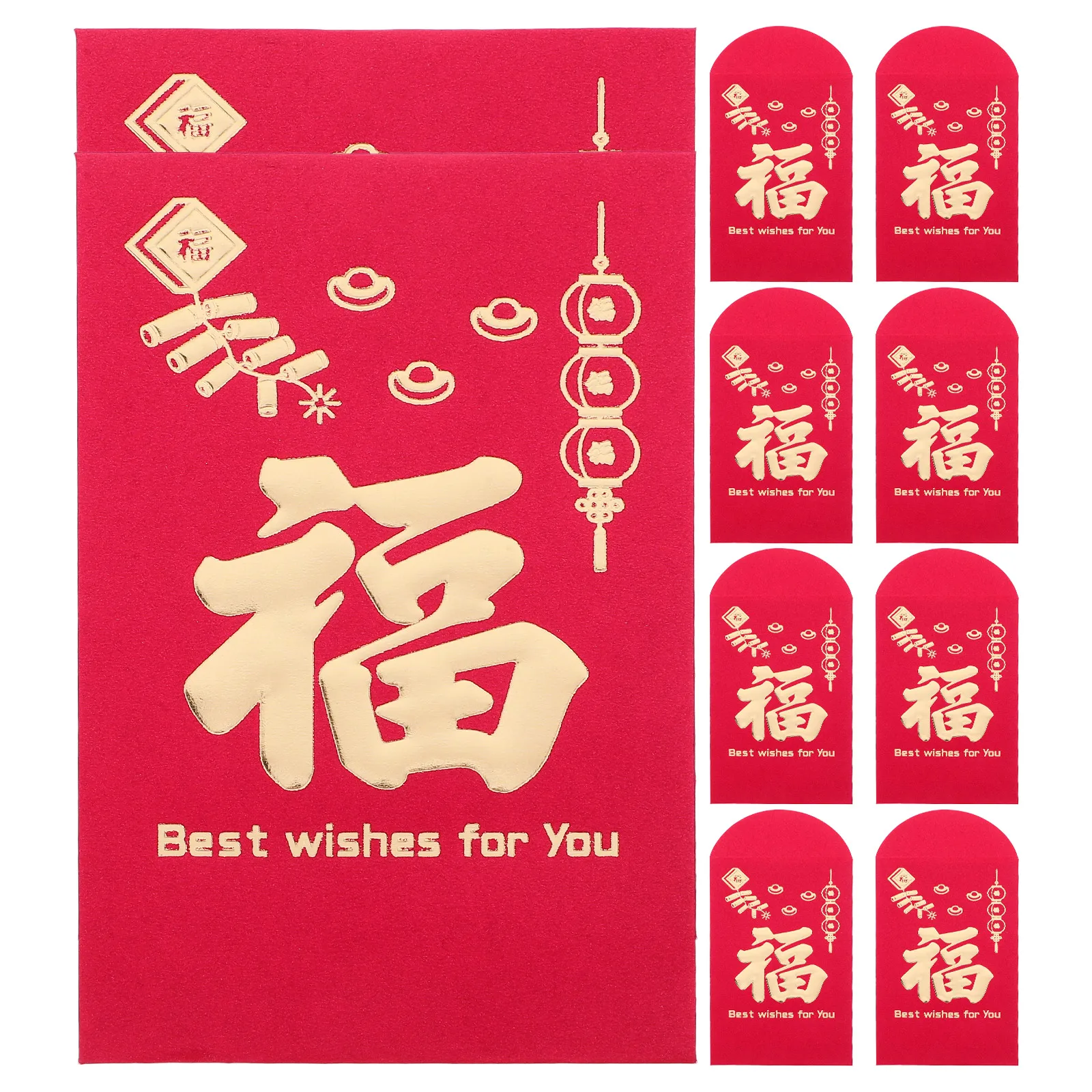 50pcs Red Envelope Bags Bright Colored Safe Material Traditional Paper Packets for Spring Festival Lunar New Year Money Pouch
50pcs Red Envelope Bags Bright Colored Safe Material Traditional Paper Packets for Spring Festival Lunar New Year Money Pouch