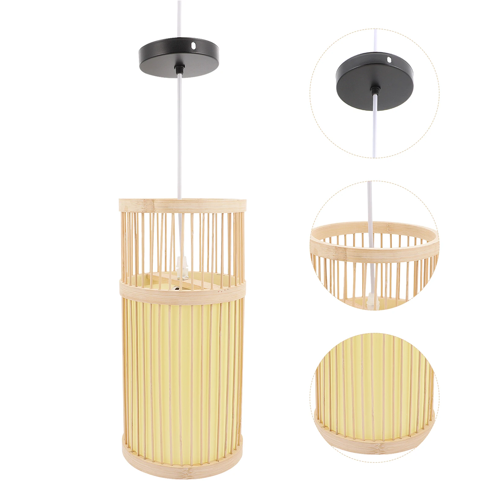 Bamboo Chandelier Pendant Lamp Ceiling Light Retro Zen Khaki Vintage Small Size Random Color Durable Bedroom Living Room Hotel
Bamboo Chandelier Pendant Lamp Ceiling Light Retro Zen Khaki Vintage Small Size Random Color Durable Bedroom Living Room Hotel