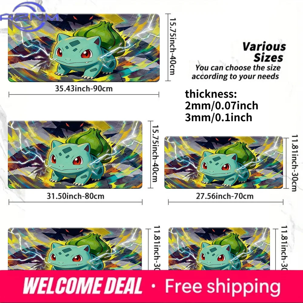 Thunder Bulbasaur Battle Scene Gaming Mouse Pad with Non-Slip Rubber Base
Thunder Bulbasaur Battle Scene Gaming Mouse Pad with Non-Slip Rubber Base