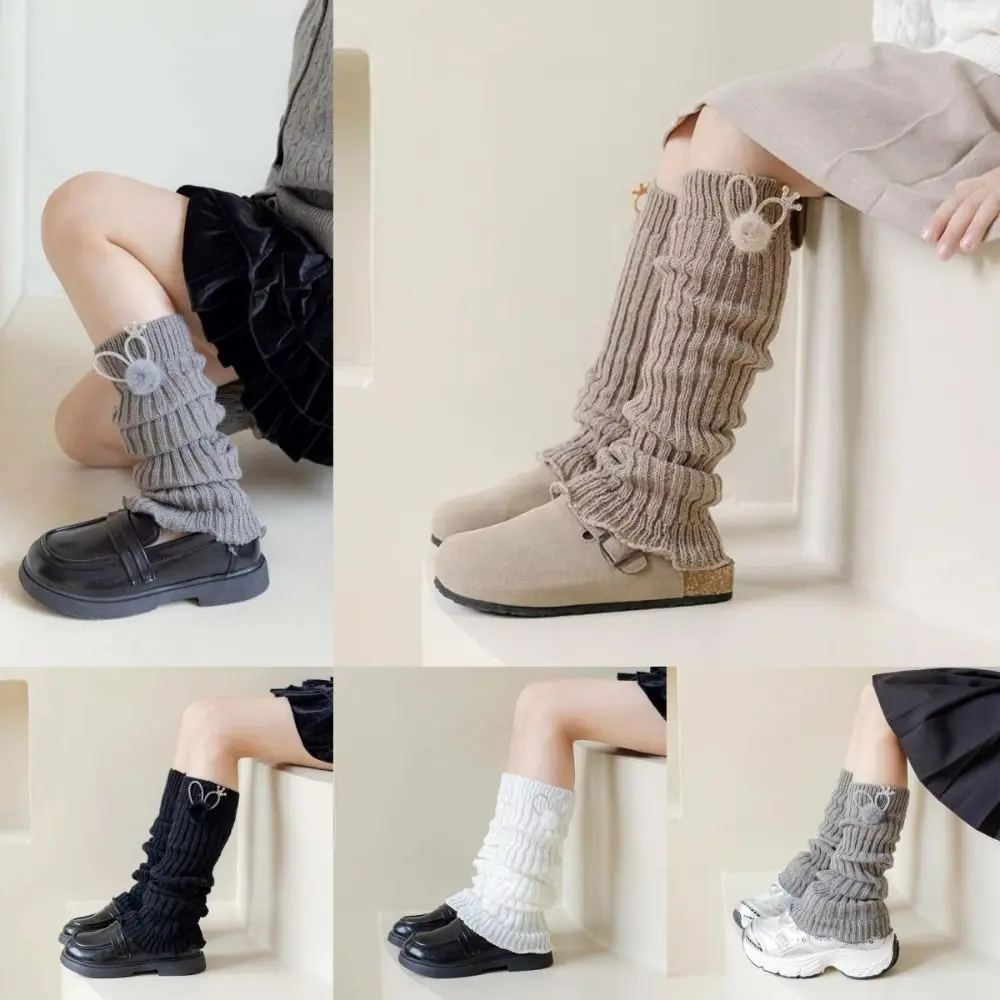 Cute Rabbit Ear Leg Warmers Socks Ball Ruffles Warm Leg Cover Children's Long Socks Soft Cotton Children Pile Sock Y2k Girls
Cute Rabbit Ear Leg Warmers Socks Ball Ruffles Warm Leg Cover Children's Long Socks Soft Cotton Children Pile Sock Y2k Girls