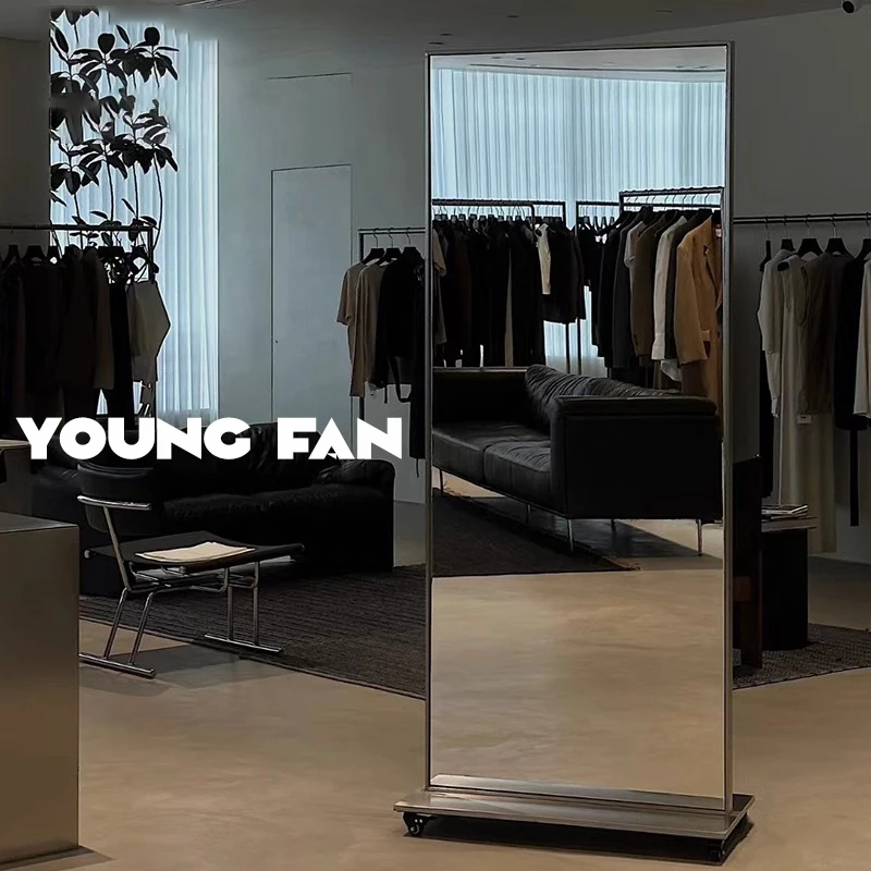 Full Body Dressing Mirror Movable Floor Dance Fitting Thin and Tall Beauty Clothing Store Large Mirror
Full Body Dressing Mirror Movable Floor Dance Fitting Thin and Tall Beauty Clothing Store Large Mirror