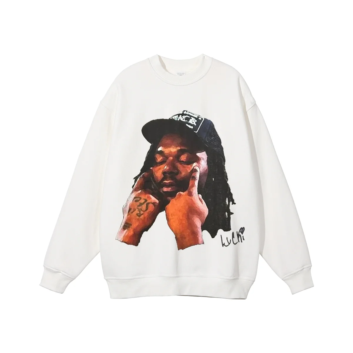 Rapper European and American Rapper Print Hiphop American Ins Hoodie Loose Cotton Pullover Hoodie for Men and Women
Rapper European and American Rapper Print Hiphop American Ins Hoodie Loose Cotton Pullover Hoodie for Men and Women