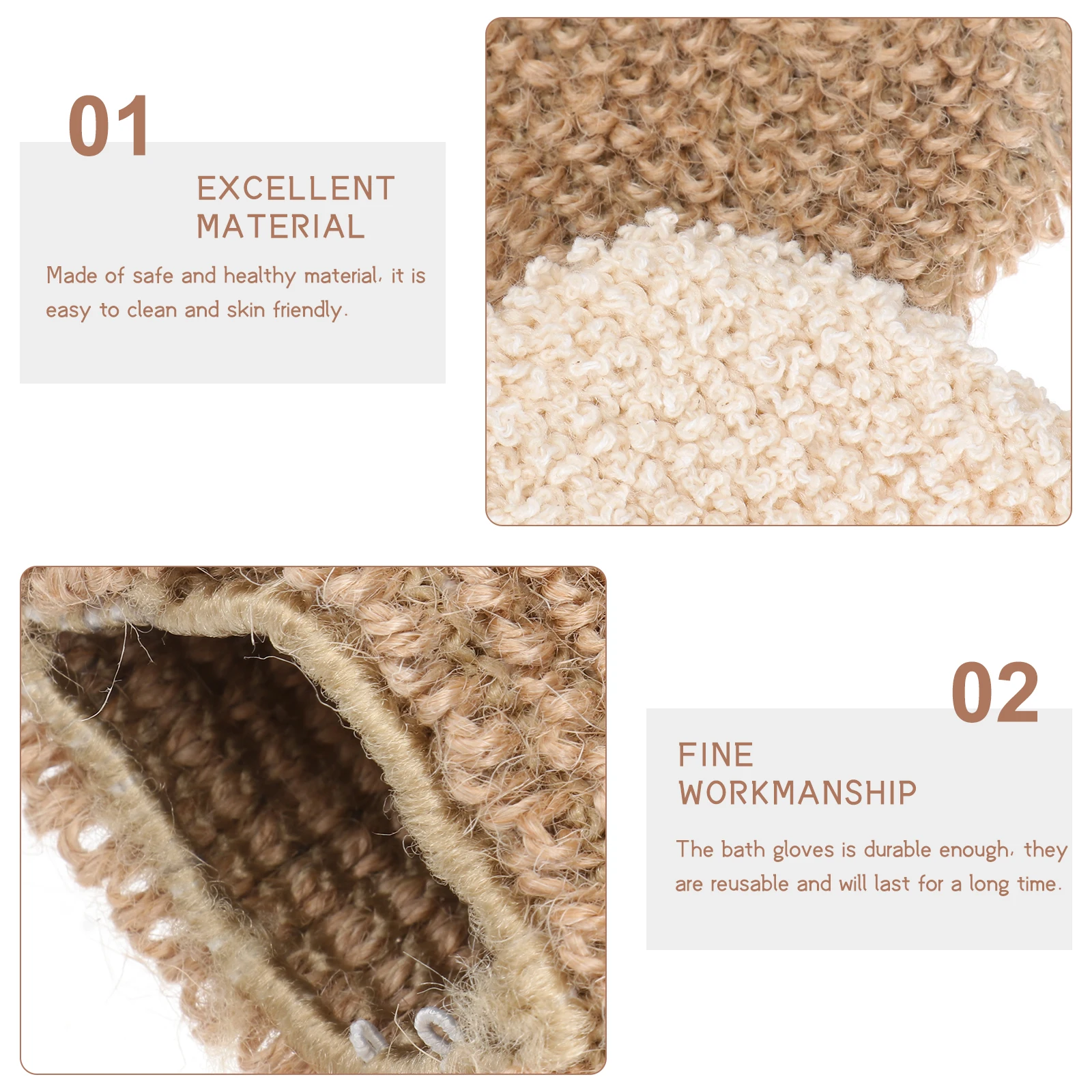 2pcs Jute Woven Bath Gloves Household Exfoliating Shower Scrub Gloves Reusable Durable Skin Friendly Massage Bathing Towel Body
2pcs Jute Woven Bath Gloves Household Exfoliating Shower Scrub Gloves Reusable Durable Skin Friendly Massage Bathing Towel Body