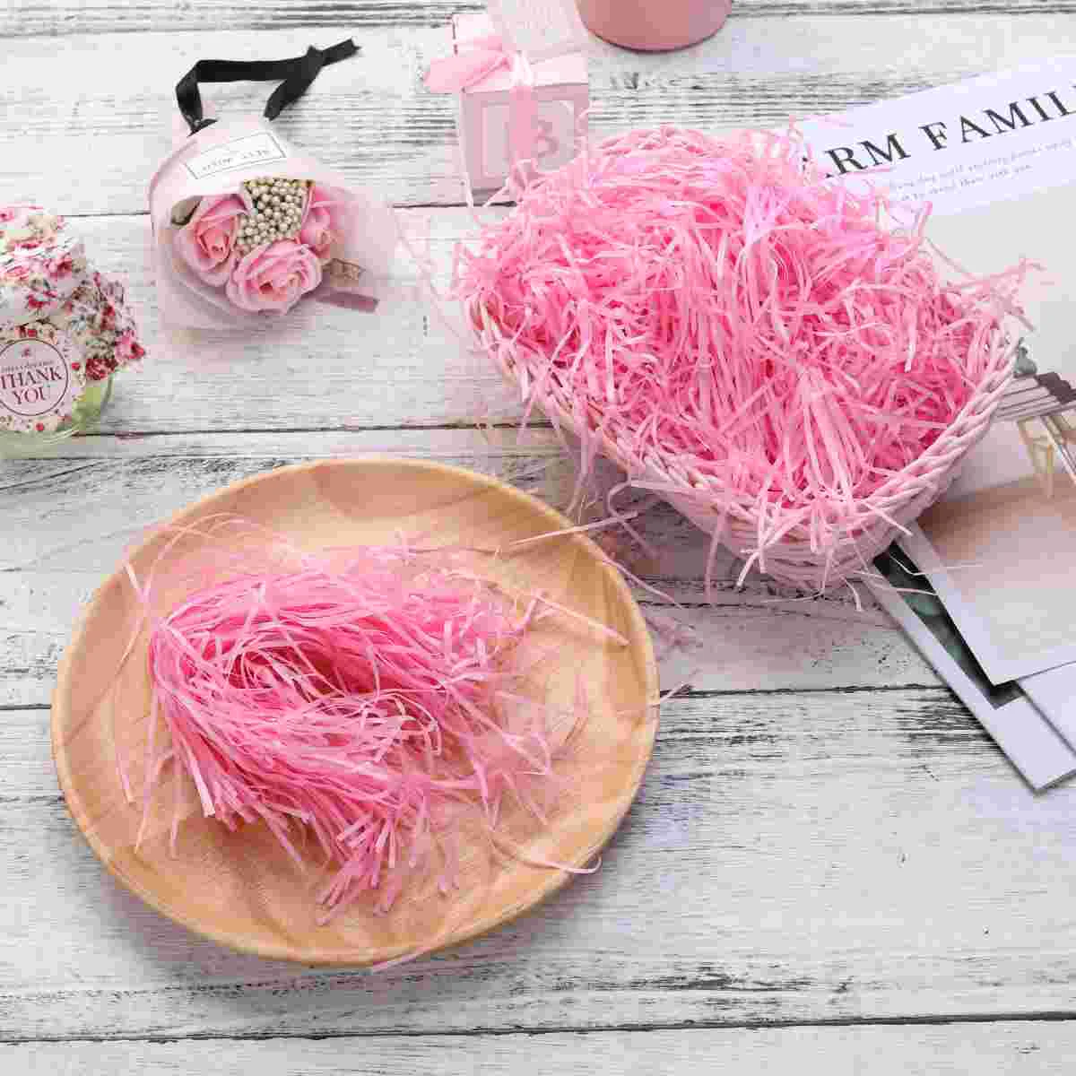 Food Bag Seal Clips Shred Filler Candy Colored Cut Paper Grass for Gift Pink Lafite
Food Bag Seal Clips Shred Filler Candy Colored Cut Paper Grass for Gift Pink Lafite