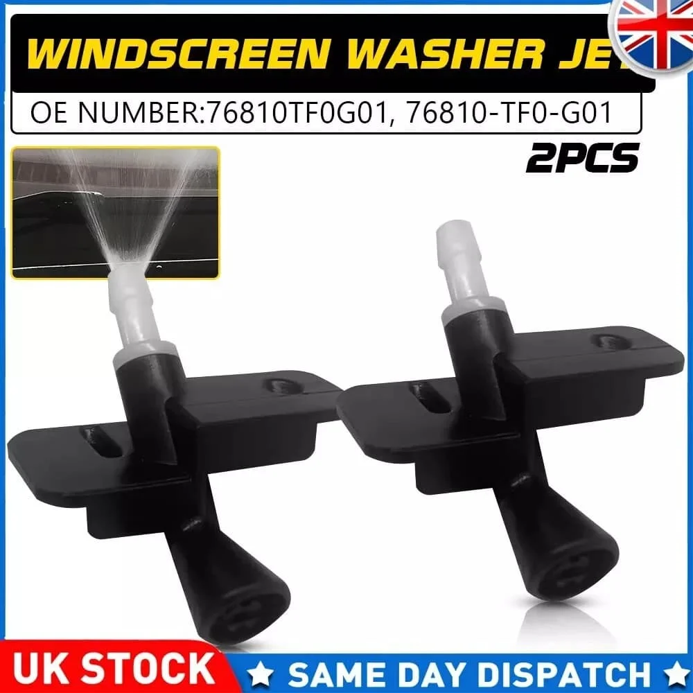 2x FOR HONDA JAZZ 2009-2015 FRONT SPRAY WINDSCREEN WASHER JET L/R 76810TF0G01 76810-TF0-G01 Car Exterior Accessories
2x FOR HONDA JAZZ 2009-2015 FRONT SPRAY WINDSCREEN WASHER JET L/R 76810TF0G01 76810-TF0-G01 Car Exterior Accessories