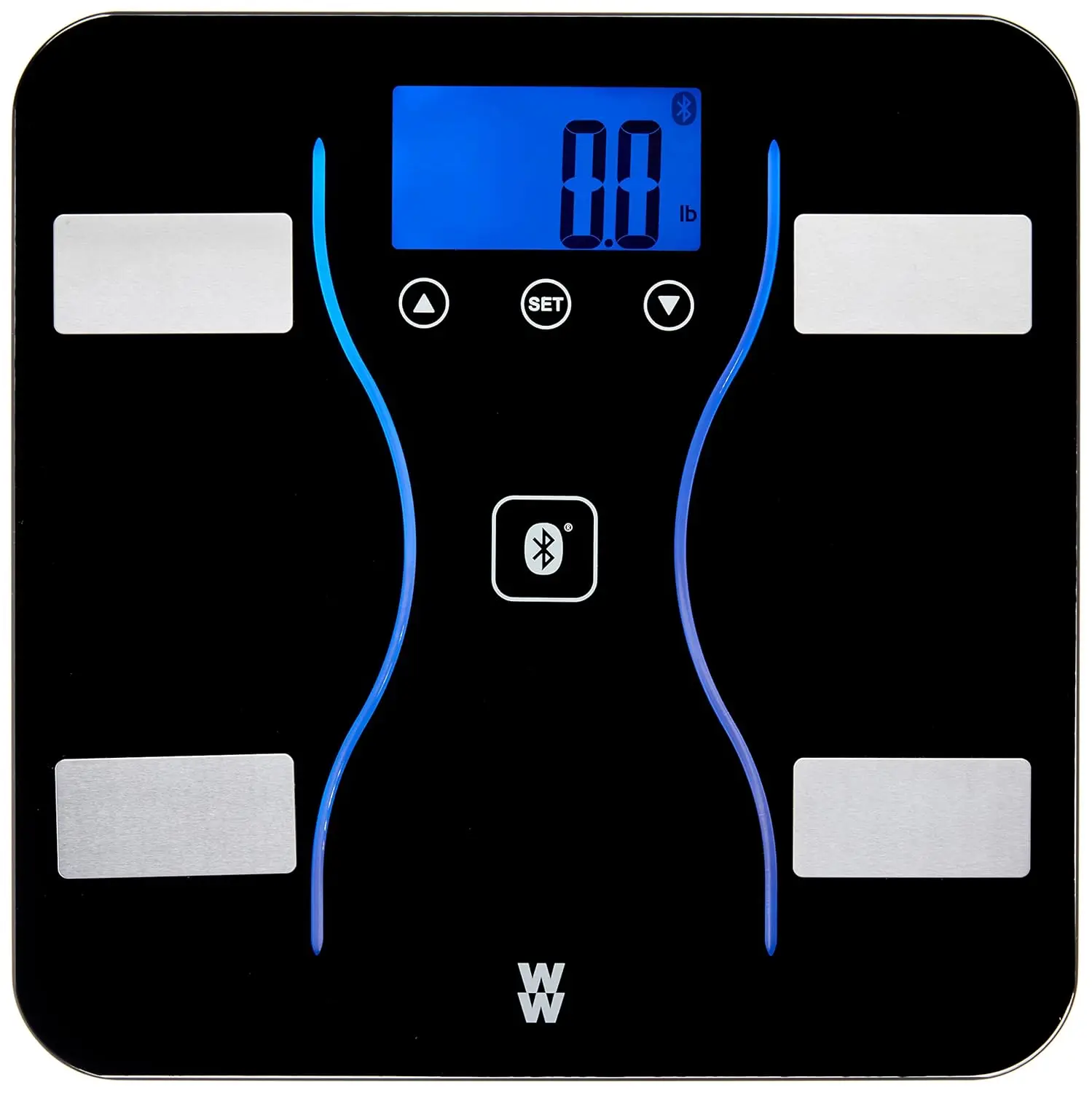 Digital Bluetooth Bathroom Scale with BMI and Body Fat Analysis, Supports 9 Users up to 400 Lbs, Black
Digital Bluetooth Bathroom Scale with BMI and Body Fat Analysis, Supports 9 Users up to 400 Lbs, Black