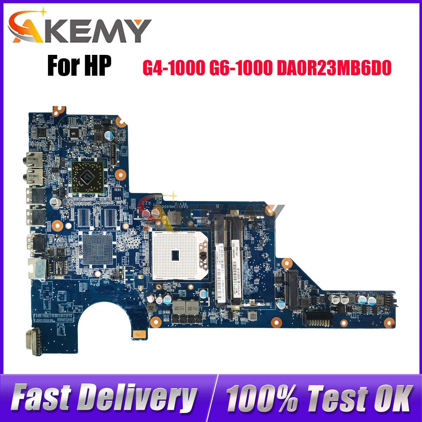 DA0R23MB6D0 Laptop Motherboard For HP Pavilion G4 G6 G7 With AMD DDR3 649948-001 100% Fully Tested
DA0R23MB6D0 Laptop Motherboard For HP Pavilion G4 G6 G7 With AMD DDR3 649948-001 100% Fully Tested