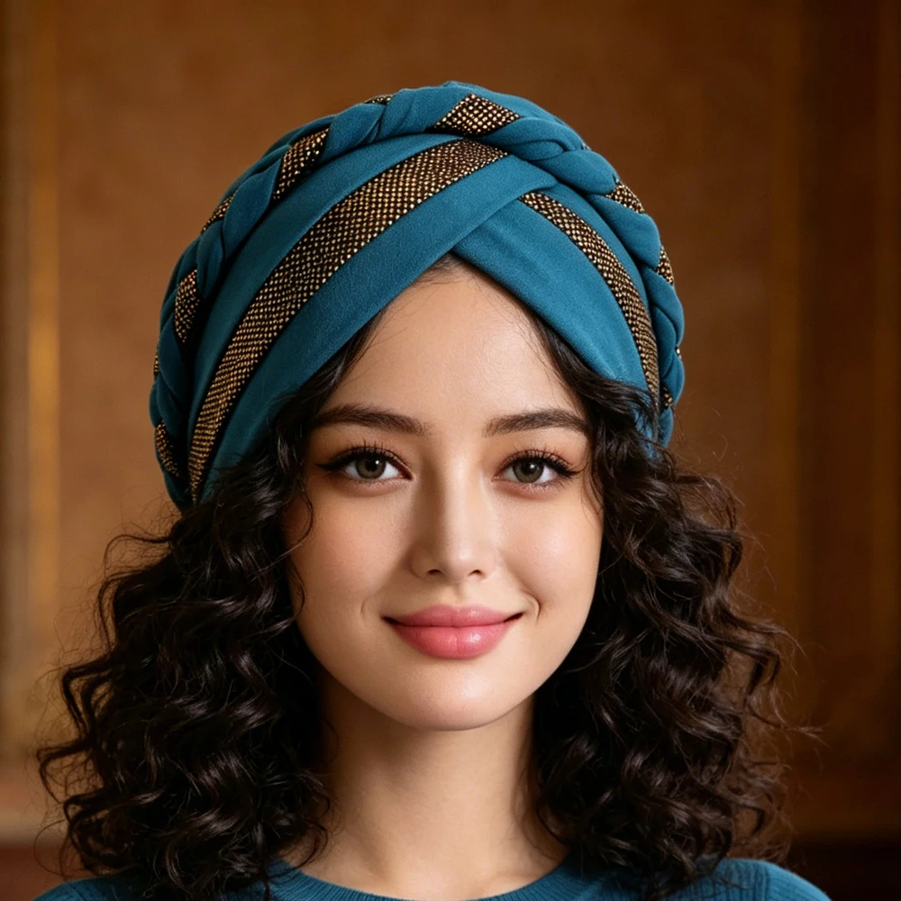 Braids Indian Turban Hat Women Muslim Hijab Bonnet Beanies Chemo Cap Hair Loss Head Wrap Islam Headscarf Headwear Turbante Mujer
Braids Indian Turban Hat Women Muslim Hijab Bonnet Beanies Chemo Cap Hair Loss Head Wrap Islam Headscarf Headwear Turbante Mujer