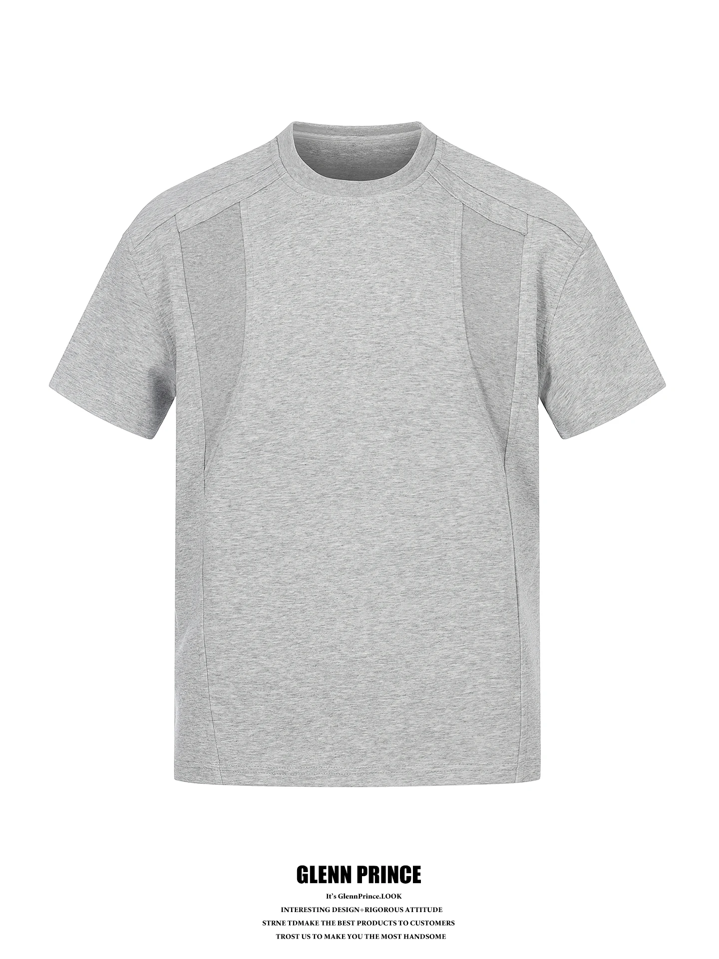 Casual American Style Patchwork Deconstructed Design round Neck Short Sleeve Men's Handsome Loose High Street Leisure T-shirt
Casual American Style Patchwork Deconstructed Design round Neck Short Sleeve Men's Handsome Loose High Street Leisure T-shirt