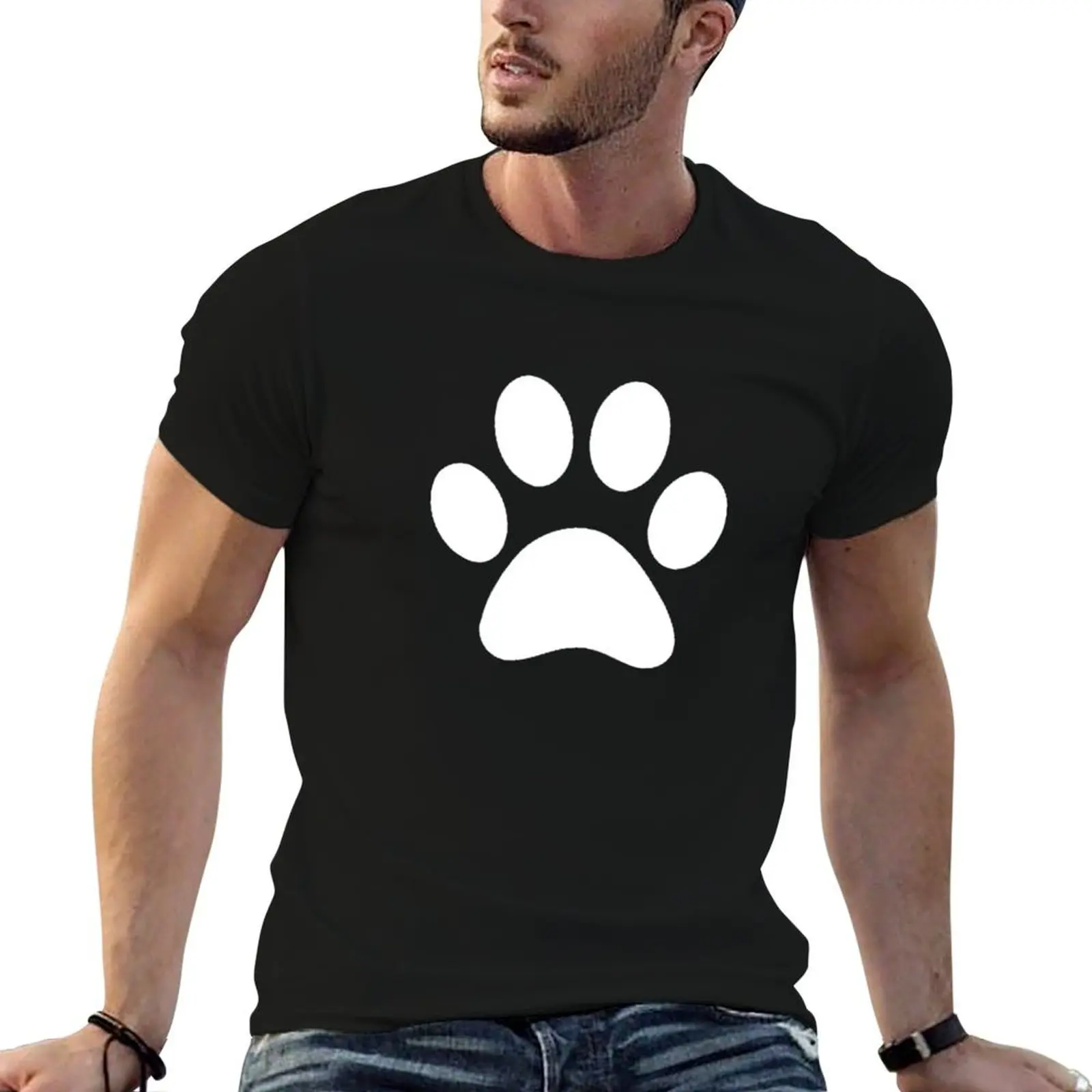 Paw Print T-Shirt t shirts for man slim fit man t shirt heavy cotton t shirts cotton 100% T-shirt
Paw Print T-Shirt t shirts for man slim fit man t shirt heavy cotton t shirts cotton 100% T-shirt