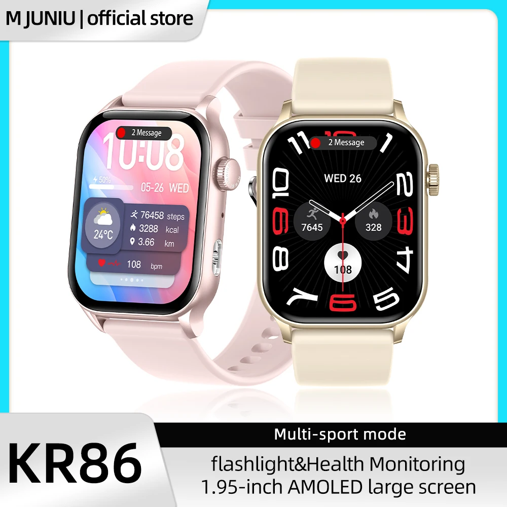 New Smart Watch 1.95" AMOLED Screen Smartwatch Bluetooth Calls Men Women Smartwatches Fitness Bracelet Custom Watch Face
New Smart Watch 1.95" AMOLED Screen Smartwatch Bluetooth Calls Men Women Smartwatches Fitness Bracelet Custom Watch Face