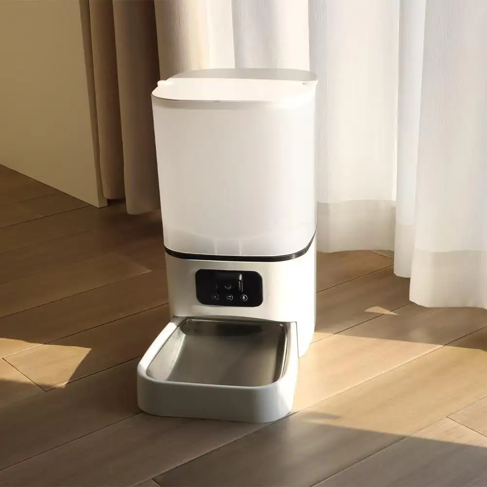 Automatic Cat Dog Feeder Water Fountain Smart WIFI Remote Control Timing Portable Indoor Pet Feeder Made of Durable Plastic
Automatic Cat Dog Feeder Water Fountain Smart WIFI Remote Control Timing Portable Indoor Pet Feeder Made of Durable Plastic