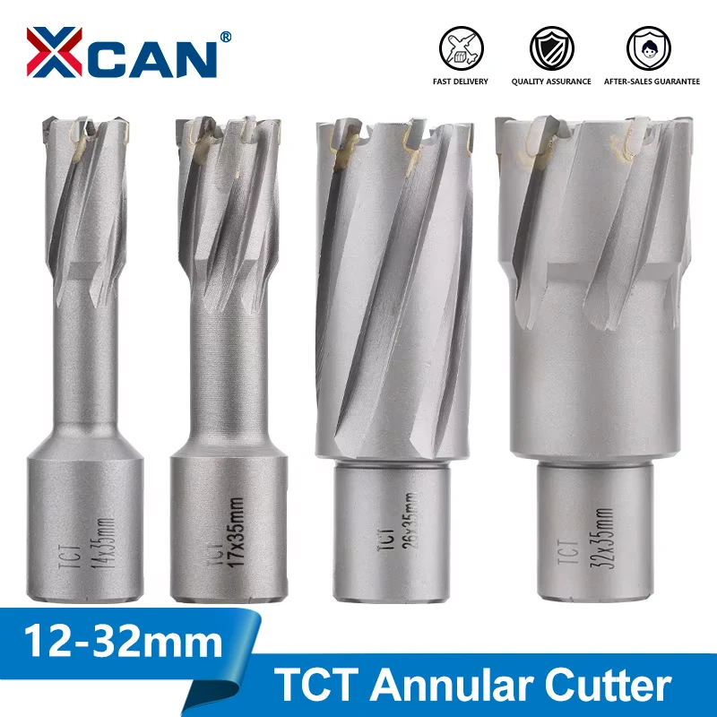 XCAN 12-32 мм x 35 мм TCT кольцевые фрезы магнитные сверла кольцевая пила из твердого сплава с сварочным хвостовиком 3/4 дюйма для металла
XCAN 12-32 мм x 35 мм TCT кольцевые фрезы магнитные сверла кольцевая пила из твердого сплава с сварочным хвостовиком 3/4 дюйма для металла