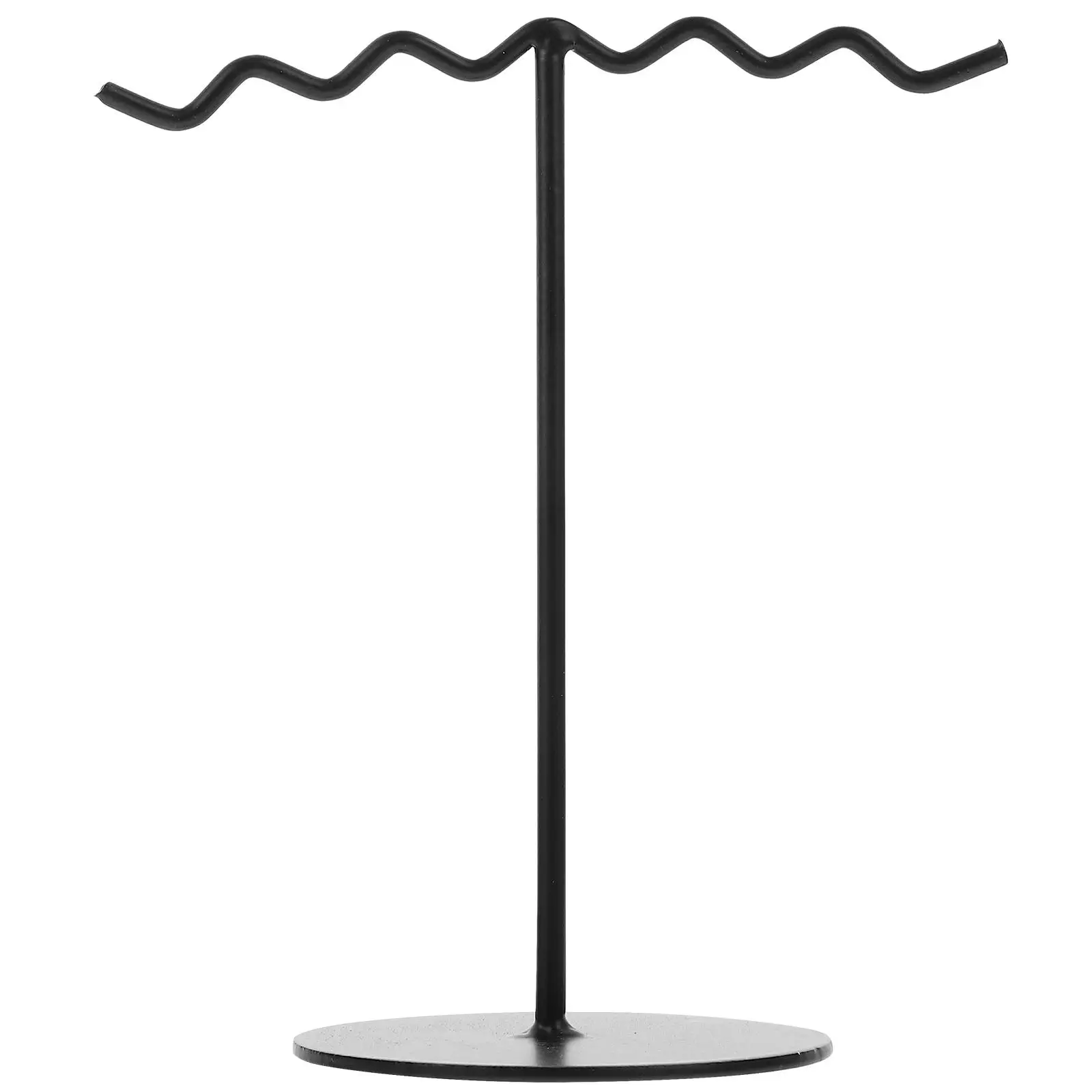 Iron Jewelry Stand Black Necklace Earrings Display Rack Simple Wave Desktop Storage T Shape Metal Jewelry Stand Earrings Display
Iron Jewelry Stand Black Necklace Earrings Display Rack Simple Wave Desktop Storage T Shape Metal Jewelry Stand Earrings Display