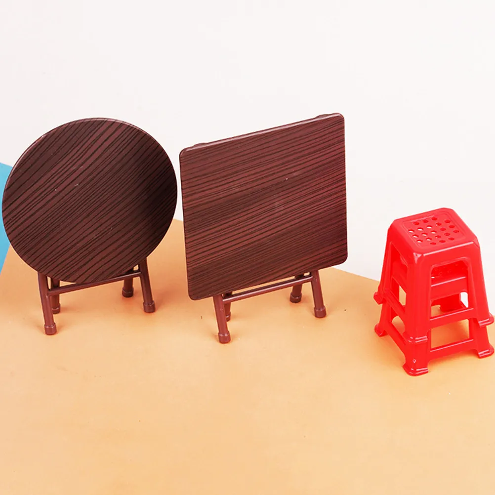 2Set Miniature Table Chair Set Vintage Folding Design Realistic Dollhouse Furniture Decoration Pretend Play House Micro
2Set Miniature Table Chair Set Vintage Folding Design Realistic Dollhouse Furniture Decoration Pretend Play House Micro