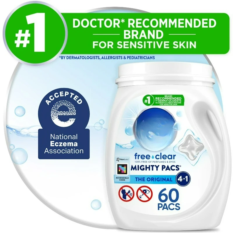 Free Clear Mighty Pacs, 60 штук
Free Clear Mighty Pacs, 60 штук