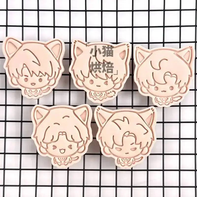 Love And Deepspace Acg Anime Cookie Stamp Molds Biscuit Mold Biscuits Baking Prop Cospaly Gift Sylus Zayne Caleb Rafayel Xavier
Love And Deepspace Acg Anime Cookie Stamp Molds Biscuit Mold Biscuits Baking Prop Cospaly Gift Sylus Zayne Caleb Rafayel Xavier