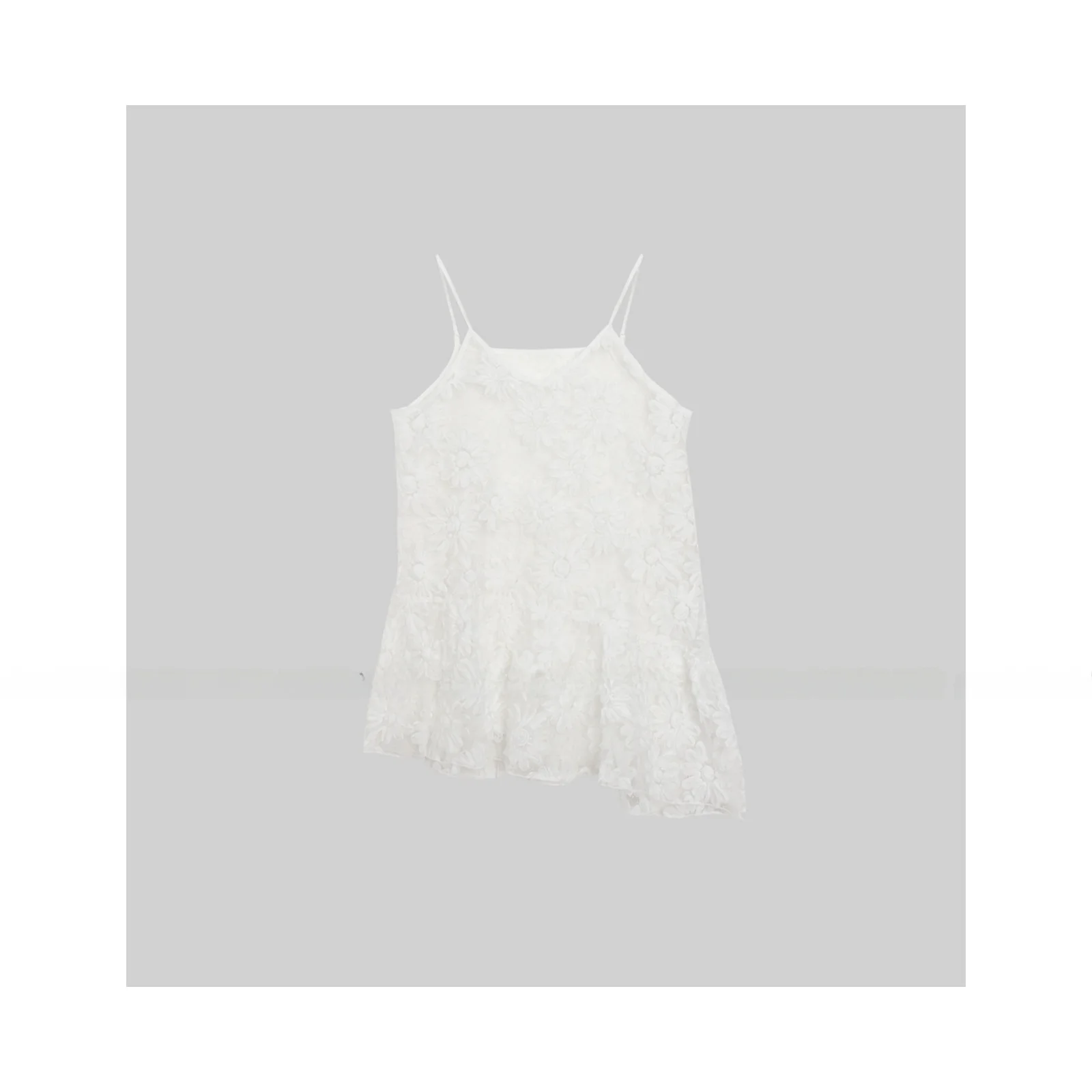 Exquisite Embroidered Hollow out Mesh Strap Dress V-Neck Adjustable Shoulder Ladies Casual Ins Style Skirt for Spring Season
Exquisite Embroidered Hollow out Mesh Strap Dress V-Neck Adjustable Shoulder Ladies Casual Ins Style Skirt for Spring Season