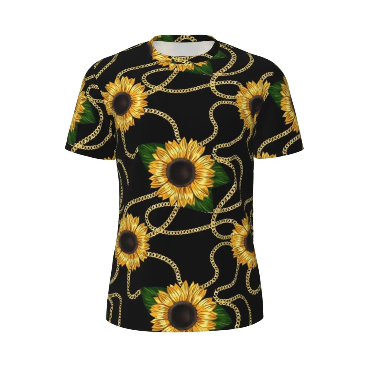Gold Chains Print Sports T Shirt Summer Yellow Sunflowers Aesthetic T-Shirts Hip Hop Tshirt For Men Graphic Tops Plus Size 6XL
Gold Chains Print Sports T Shirt Summer Yellow Sunflowers Aesthetic T-Shirts Hip Hop Tshirt For Men Graphic Tops Plus Size 6XL