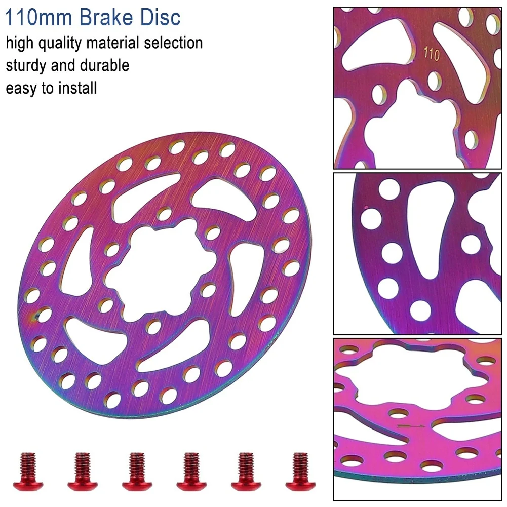 Mountain Bike 110mm Brake Disc For ROTOR Colorful Aluminum Alloy Compatible with Most Standard Disc Brake Systems
Mountain Bike 110mm Brake Disc For ROTOR Colorful Aluminum Alloy Compatible with Most Standard Disc Brake Systems
