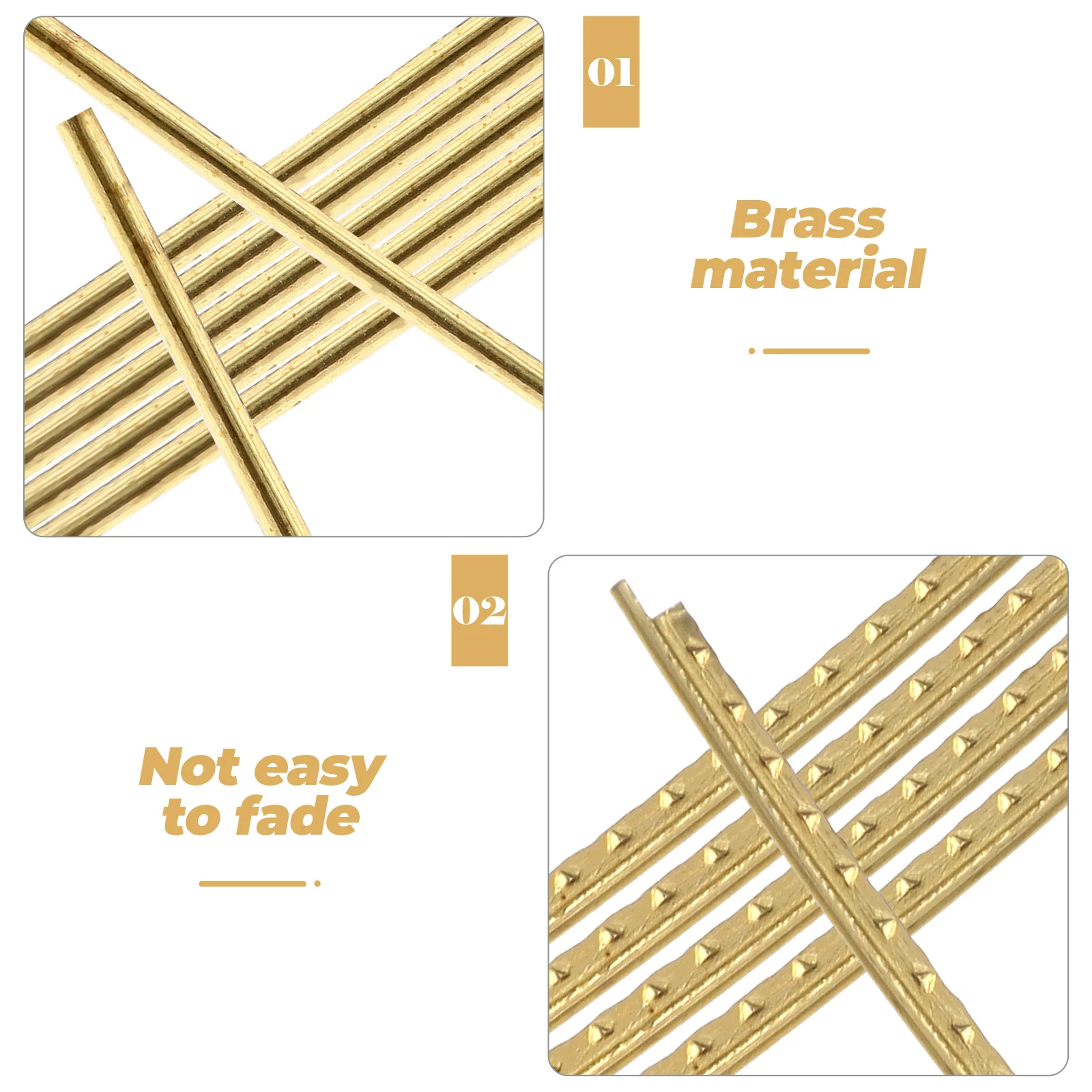 19pcs Brass Fret Wires Professional Replace Electric Acoustic Fretboard Replacement Kit Durable Copper Metal Guitar Accessories
19pcs Brass Fret Wires Professional Replace Electric Acoustic Fretboard Replacement Kit Durable Copper Metal Guitar Accessories