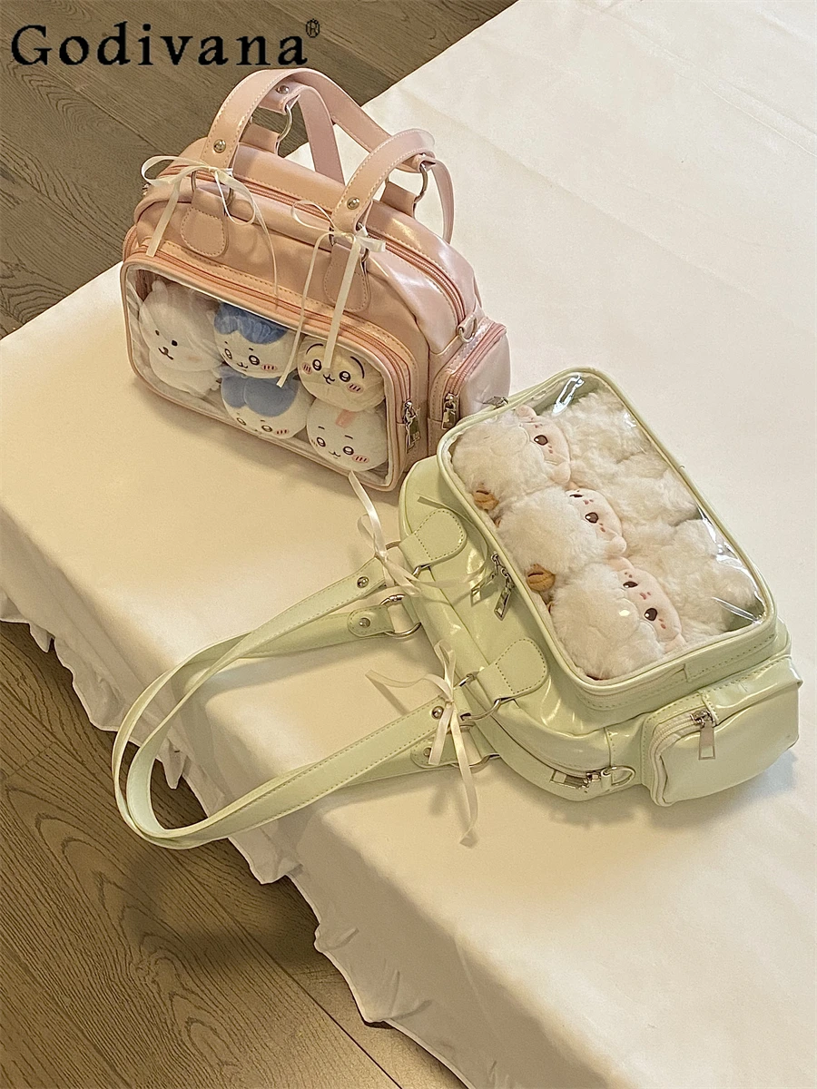 2025 New Japanese Sweet Girl Transparent Pain Bag JK Uniform Daily Commuting Versatile Shoulder Messenger Bag 10cm Baby Bags
2025 New Japanese Sweet Girl Transparent Pain Bag JK Uniform Daily Commuting Versatile Shoulder Messenger Bag 10cm Baby Bags