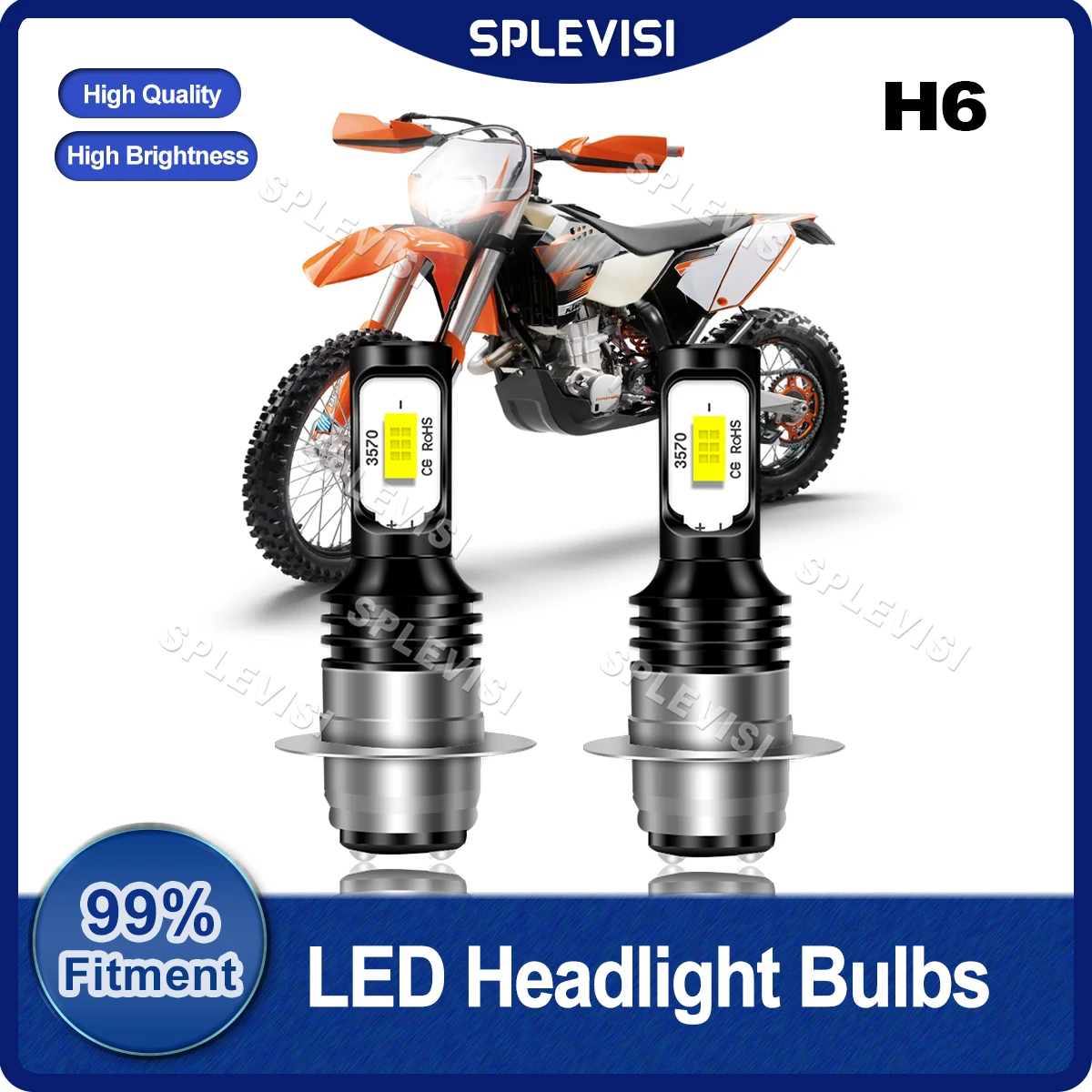 Plug And Play H6 LED Headlight 70W 8000LM/Pair Compatible For KTM 200 EXC 250 EXC 250 XCF-W KTM 300 EXC Replace Bulbs
Plug And Play H6 LED Headlight 70W 8000LM/Pair Compatible For KTM 200 EXC 250 EXC 250 XCF-W KTM 300 EXC Replace Bulbs