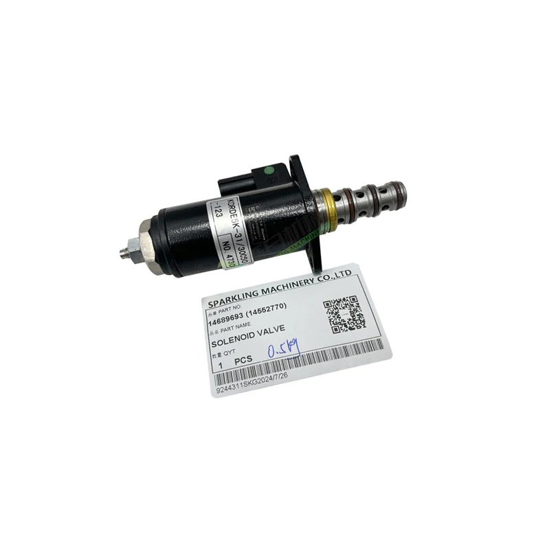 VOE14689693 VOE14552770 Excavator Solenoid Valve EC140D EC220D 14567837 14552770 Construction Machinery Parts
VOE14689693 VOE14552770 Excavator Solenoid Valve EC140D EC220D 14567837 14552770 Construction Machinery Parts