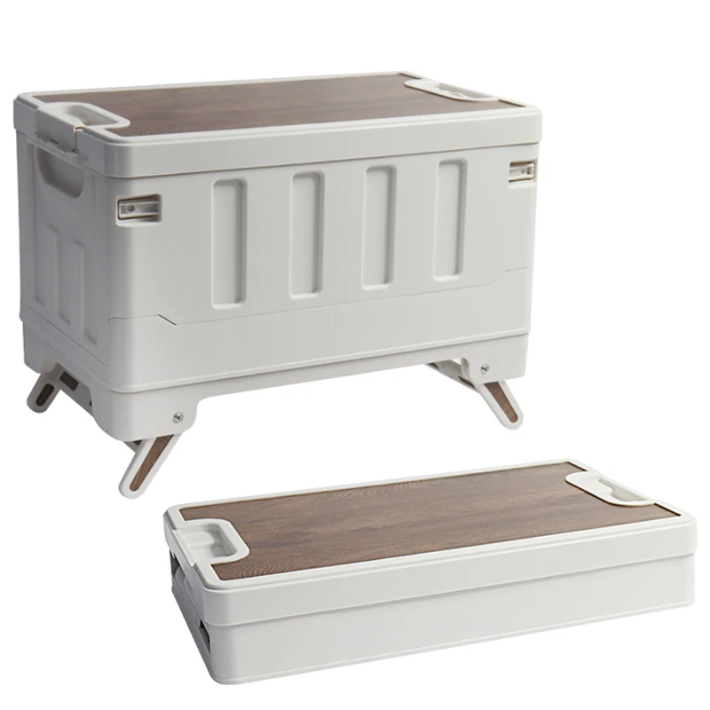 55L Outdoor Camping Folding Box With Wooden Lid Car Storage Box Food Organizer Container for Household Folding Storage Box
55L Outdoor Camping Folding Box With Wooden Lid Car Storage Box Food Organizer Container for Household Folding Storage Box