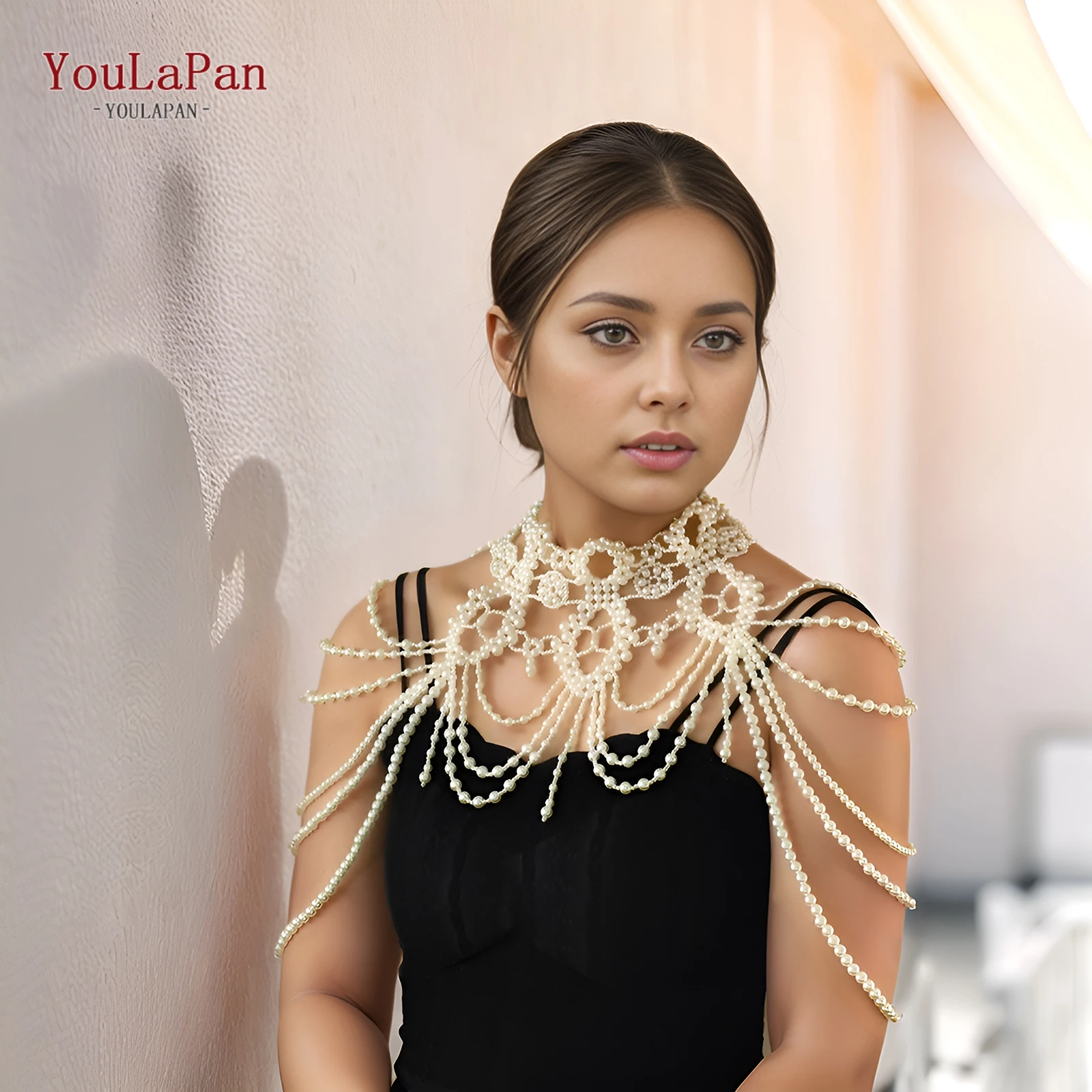 YouLaPan G09a Exquisite White Imitation Pearl Material Tassel Necklace Ladies Beaded Short Shawl Extension Chain Bride Wedding
YouLaPan G09a Exquisite White Imitation Pearl Material Tassel Necklace Ladies Beaded Short Shawl Extension Chain Bride Wedding