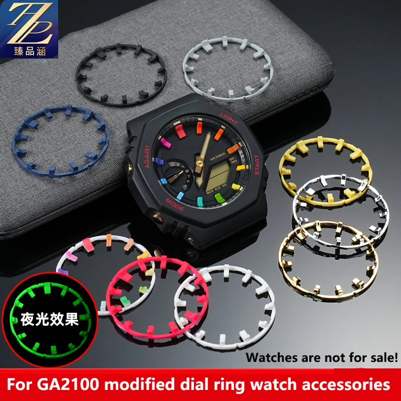 GA-2100 Watch Dial Supporter Watch Lume Dial Scale Ring with Luminous For Casak ga2100 ga2110 Watch Modified DIY Accessories
GA-2100 Watch Dial Supporter Watch Lume Dial Scale Ring with Luminous For Casak ga2100 ga2110 Watch Modified DIY Accessories