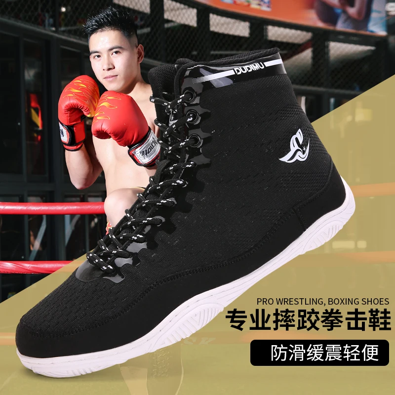 Men's Athletic Training Sneakers Comfortable Lightweight Boxing Shoes Anti-Slip Wear-Resistant Wrestling Shoes
Men's Athletic Training Sneakers Comfortable Lightweight Boxing Shoes Anti-Slip Wear-Resistant Wrestling Shoes