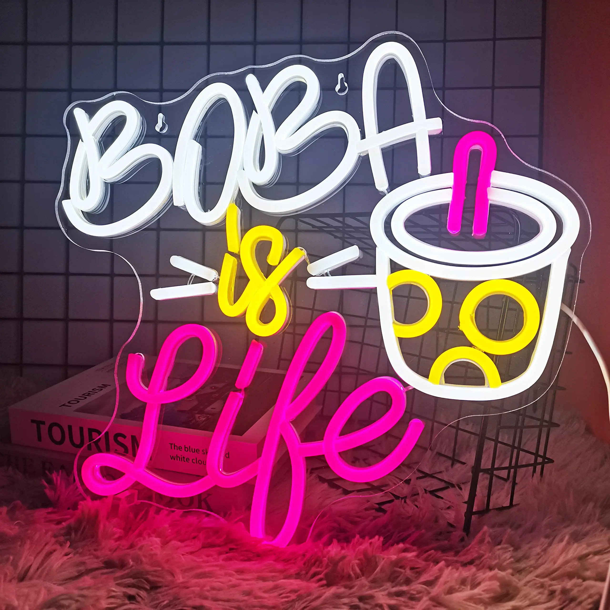 Bubble Tea Neon Signs Drink Display LED Light Neon Sign for Wall Decor Milk Tea Light Up Sign Neon Light LED for Living Room
Bubble Tea Neon Signs Drink Display LED Light Neon Sign for Wall Decor Milk Tea Light Up Sign Neon Light LED for Living Room