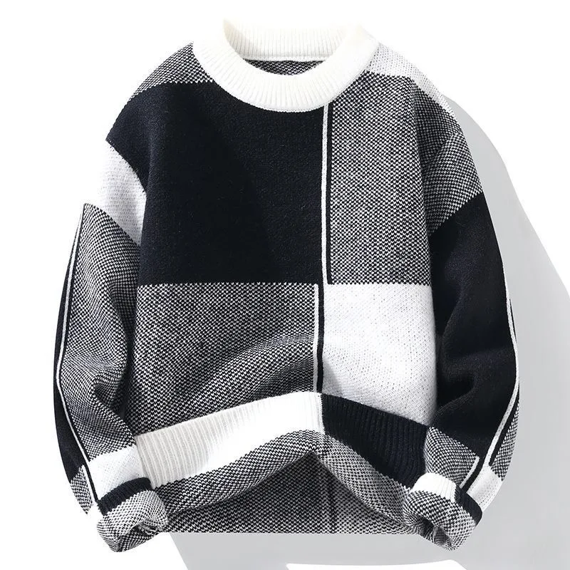 2024 Autumn/Winter New Fashion Trend Elastic Pullover Men's Casual Loose Comfortable Thick Warm High Quality Large Size Sweater
2024 Autumn/Winter New Fashion Trend Elastic Pullover Men's Casual Loose Comfortable Thick Warm High Quality Large Size Sweater