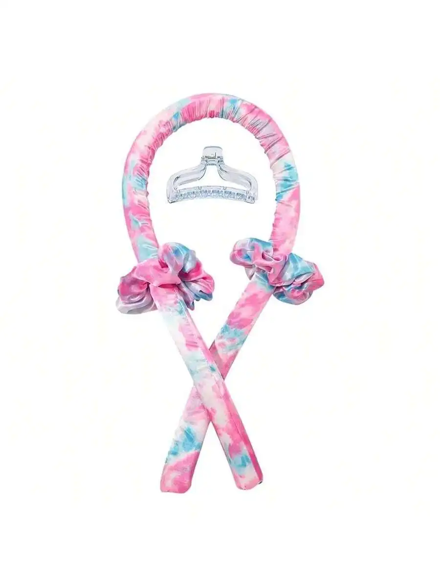 Heatless Curling Rod Headband Silk Ribbon Hair Roller With Claw Clip For Overnight Soft Waves
Heatless Curling Rod Headband Silk Ribbon Hair Roller With Claw Clip For Overnight Soft Waves