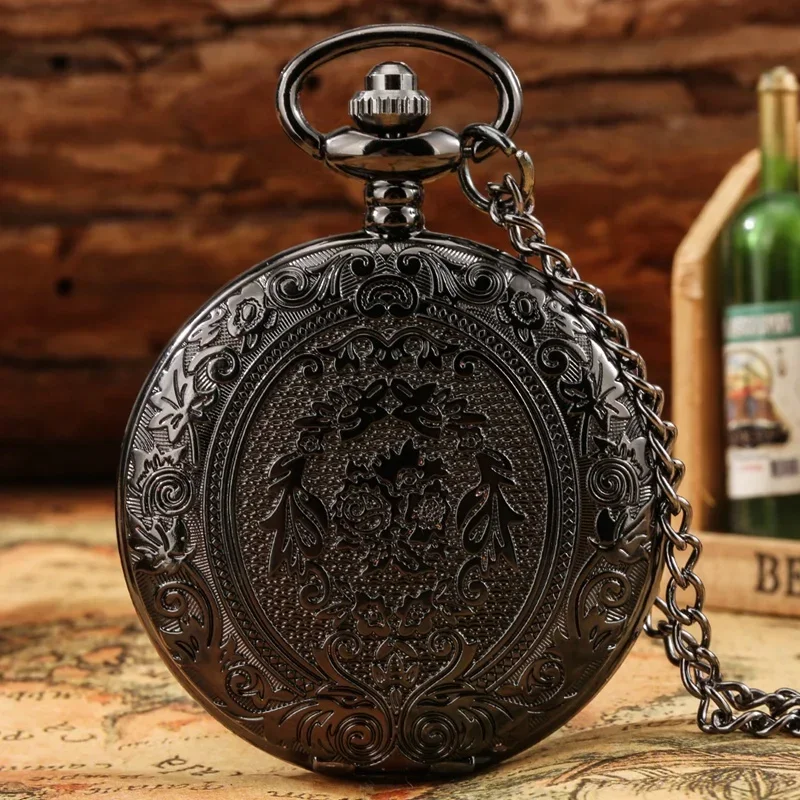 Vintage Engraved Flower Shield Pattern Retro Quartz Pocket Watch for Men Women Necklace Chain Reloj De Bolsillo Gift
Vintage Engraved Flower Shield Pattern Retro Quartz Pocket Watch for Men Women Necklace Chain Reloj De Bolsillo Gift