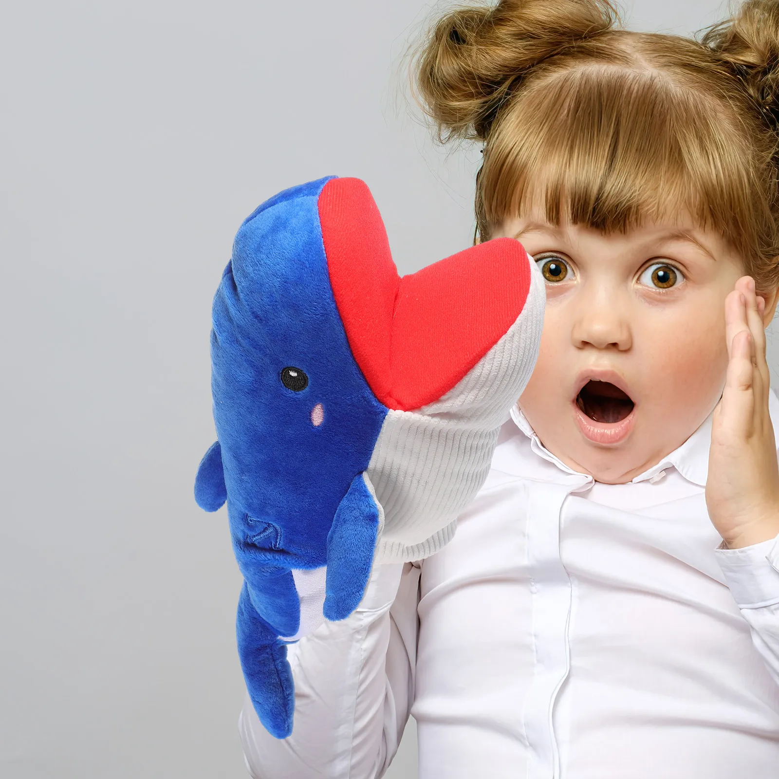 Creative Blue Whale Hand Puppet Comfortable Cartoon Animal Puppet for Kids Storytime Educational Play Creative Hand Toy
Creative Blue Whale Hand Puppet Comfortable Cartoon Animal Puppet for Kids Storytime Educational Play Creative Hand Toy