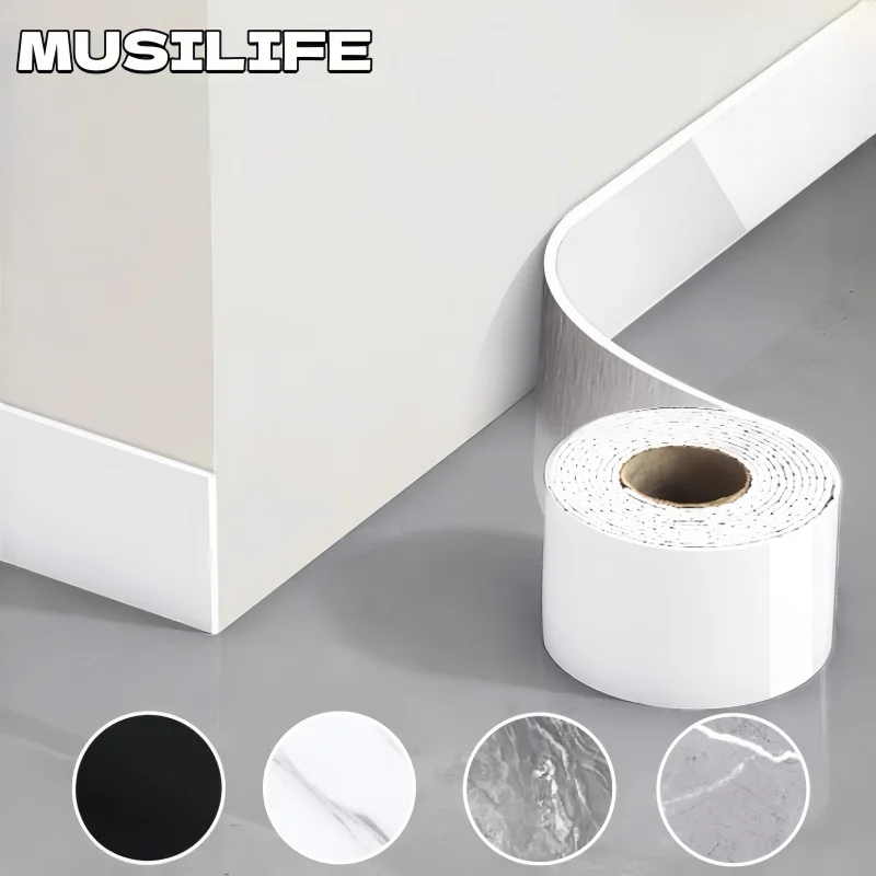 10M Wood Grain Self-adhesive Skirting Board with Aluminum Foil Waterproof Anti-Moisture Foam Wall Stickers for Room Decoration
10M Wood Grain Self-adhesive Skirting Board with Aluminum Foil Waterproof Anti-Moisture Foam Wall Stickers for Room Decoration
