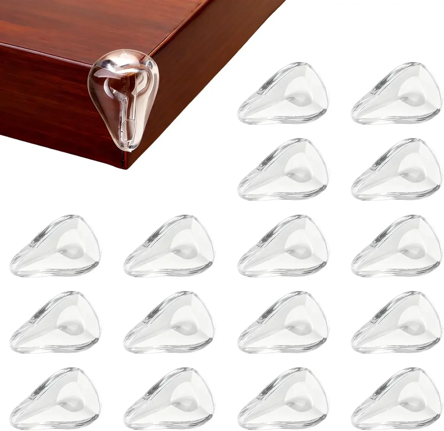 Corner Safety Guards - 16-Pack Soft Silicone Edge Protectors for Furniture, Childproofing Covers for Tables, Desks, Cabinets
Corner Safety Guards - 16-Pack Soft Silicone Edge Protectors for Furniture, Childproofing Covers for Tables, Desks, Cabinets