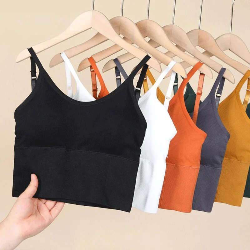 Yoga Tops Fitness Women Girls Cotton Sports Bras Breathable Quick Dry Padded Shockproof Gym Workout Bras Push Up Bra Crop Top
Yoga Tops Fitness Women Girls Cotton Sports Bras Breathable Quick Dry Padded Shockproof Gym Workout Bras Push Up Bra Crop Top