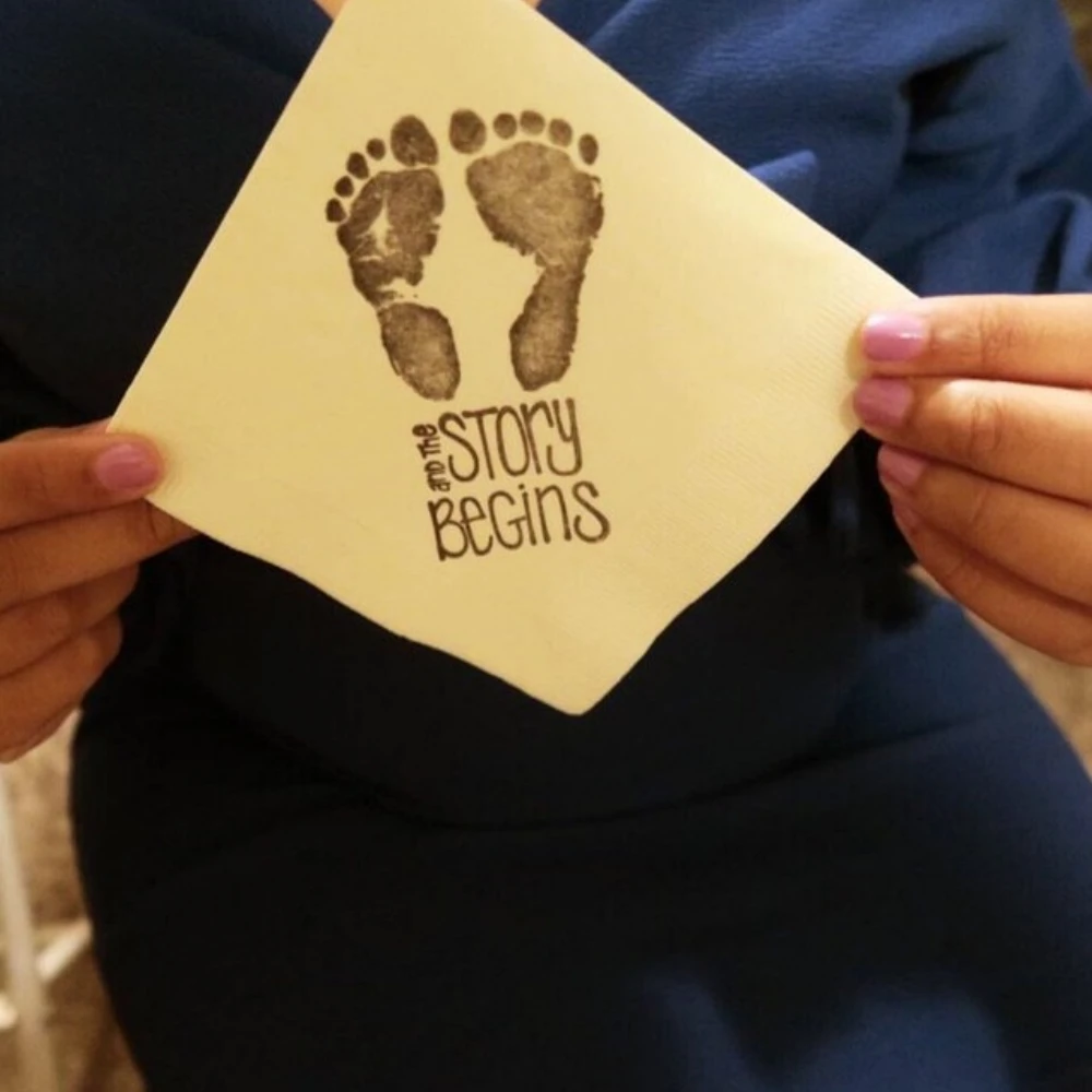 Персонализированные Коктейльные салфетки с надписью «The Story Start Baby Shower», 50 шт.
Персонализированные Коктейльные салфетки с надписью «The Story Start Baby Shower», 50 шт.