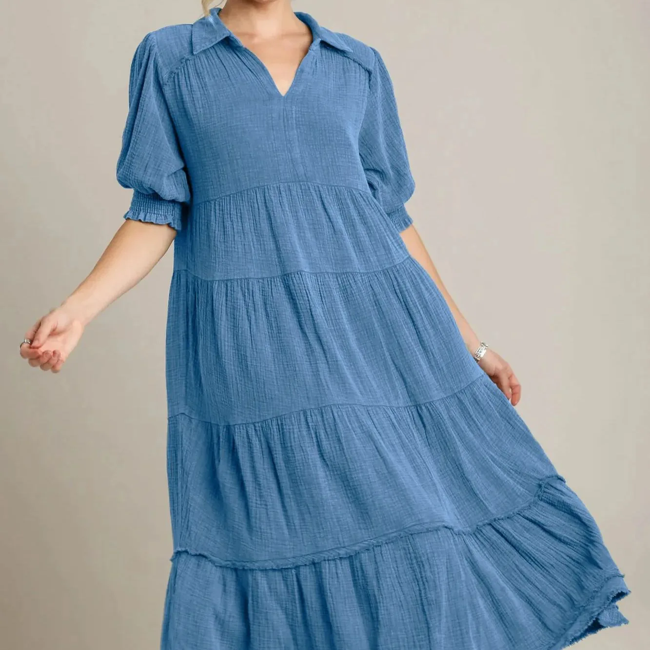 Платье средней длины Женские платья трапециевидной формы Vestidos Уличная одежда с v-образным вырезом и половиной рукава Элегантное макси Y2k Повседневное свободное летнее платье с высокой талией
Платье средней длины Женские платья трапециевидной формы Vestidos Уличная одежда с v-образным вырезом и половиной рукава Элегантное макси Y2k Повседневное свободное летнее платье с высокой талией