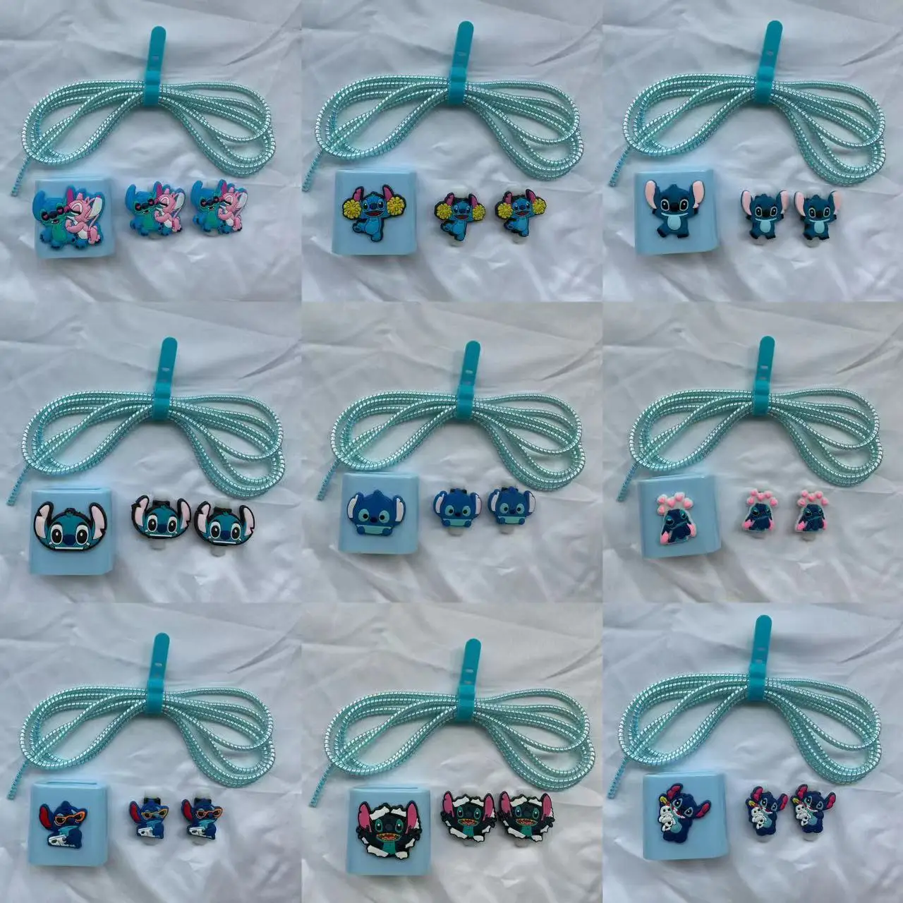 5 Pcs/set Cartoon Stitch Cable Winder Protector for iPhone 15 14 Fast Charging 18/20W Data Line Charge Sprial Cable Protective
5 Pcs/set Cartoon Stitch Cable Winder Protector for iPhone 15 14 Fast Charging 18/20W Data Line Charge Sprial Cable Protective
